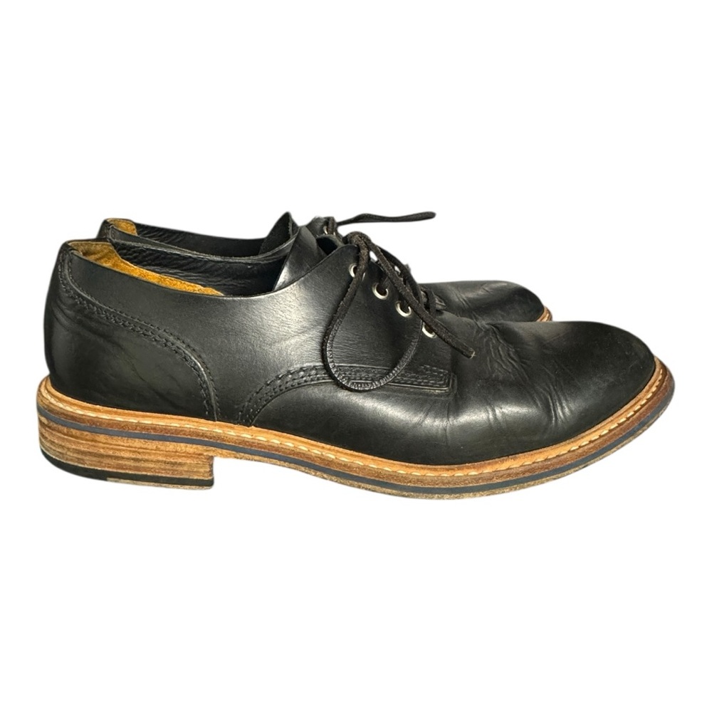 Buttero Derby Black Leather Men's Shoes